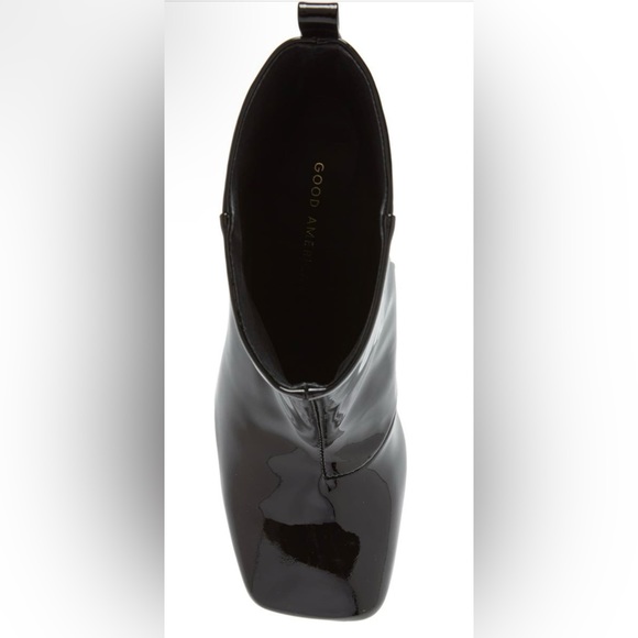 🖤 NIB! Good American Patent Ankle Boot - Picture 5 of 12